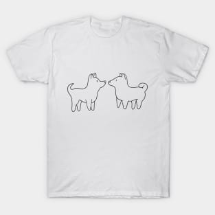 Puppies - Light bg T-Shirt